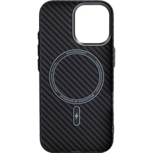 Чехол ARMORSTANDART LikeCarbon2 MagCase для Apple iPhone 17 Carbon Black (ARM86257)
