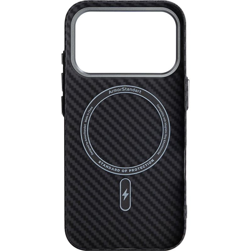Чехол ARMORSTANDART LikeCarbon2 MagCase для Apple iPhone 17 Pro Carbon Black (ARM86258) Совместимость по модели Apple iPhone 17 Pro