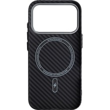 Чехол ARMORSTANDART LikeCarbon2 MagCase для Apple iPhone 17 Pro Carbon Black (ARM86258)