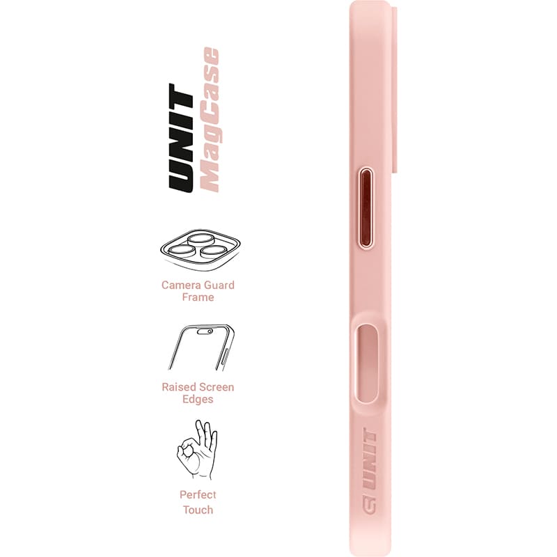 Чехол ARMORSTANDART Unit MagCase для Apple iPhone 17 Pale Pink (ARM86288) Тип чехол-накладка