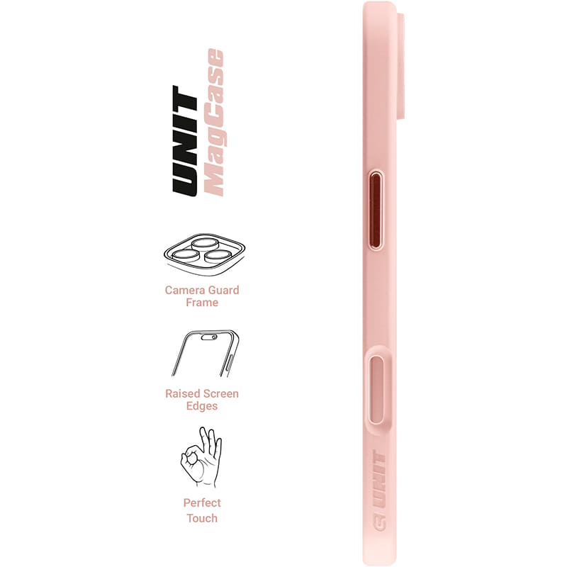 Чехол ARMORSTANDART Unit MagCase для Apple iPhone 17 Air Pale Pink (ARM86311) Тип чехол-накладка