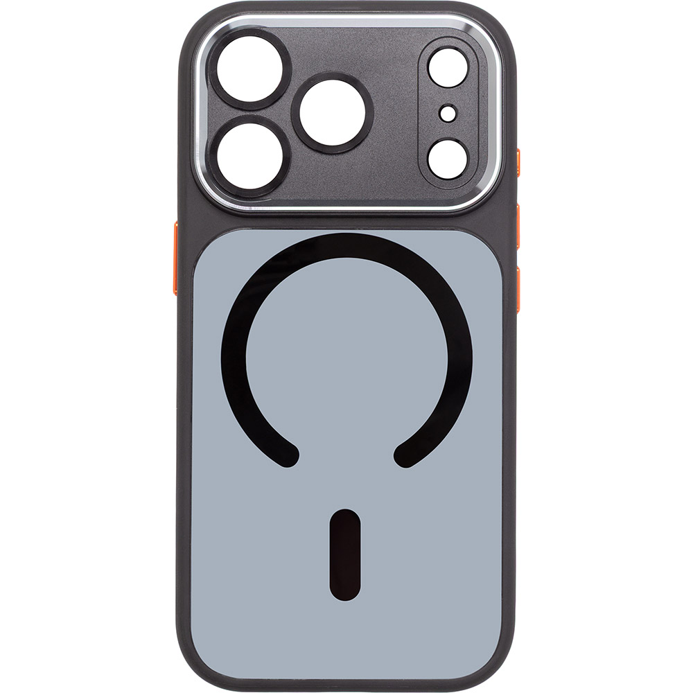 Чохол ARMORSTANDART Unit-C MagCase SE для Apple iPhone 17 Pro Black Orange (ARM86318)