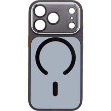 Чохол ARMORSTANDART Unit-C MagCase SE для Apple iPhone 17 Pro Black Orange (ARM86318)