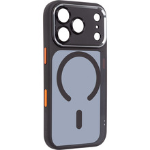 Чохол ARMORSTANDART Unit-C MagCase SE для Apple iPhone 17 Pro Black Orange (ARM86318)