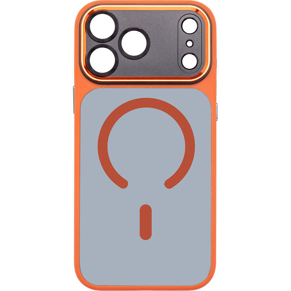 Чохол ARMORSTANDART Unit-C MagCase SE для Apple iPhone 17 Pro Max Orange Black (ARM86321)