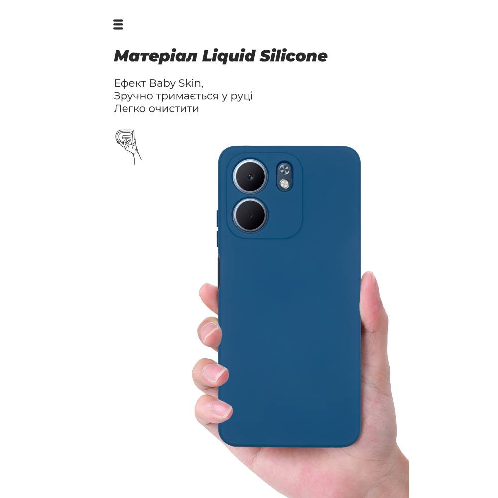 Чохол ARMORSTANDART ICON для OPPO A5X 4G / A5X 5G Camera cover Dark Blue (ARM86573) Тип чохол-накладка