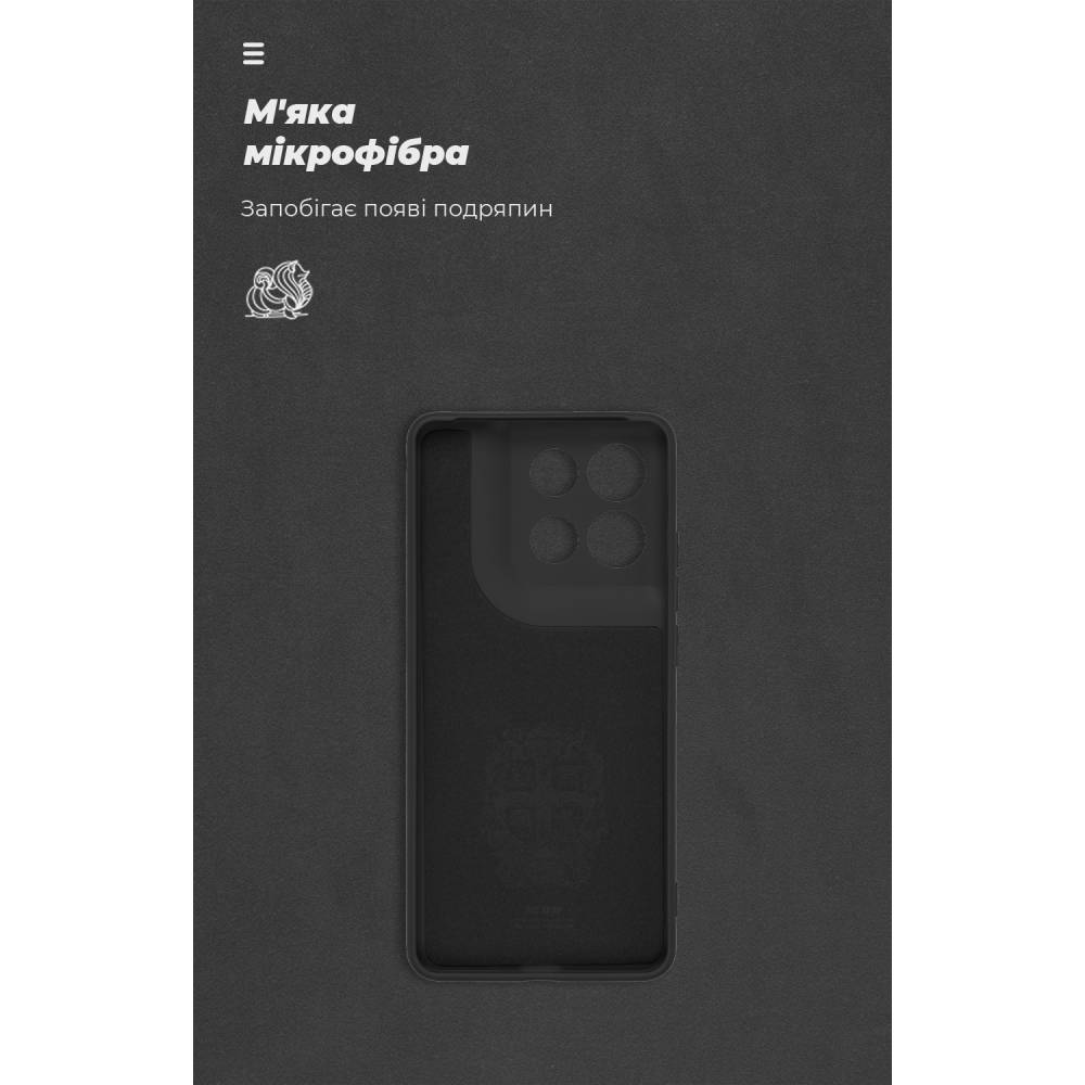 Чехол ARMORSTANDART ICON для Motorola G86 Power 5G Camera cover Black (ARM86600) Цвет черный