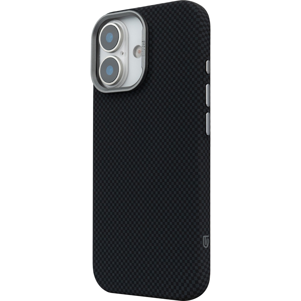 Зовнішній вигляд Чохол ArmorStandart LikeCarbon2 MagCase для Apple iPhone 17 Kevlar Black (ARM88379)