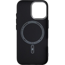 Чохол ArmorStandart LikeCarbon2 MagCase для Apple iPhone 17 Kevlar Black (ARM88379)