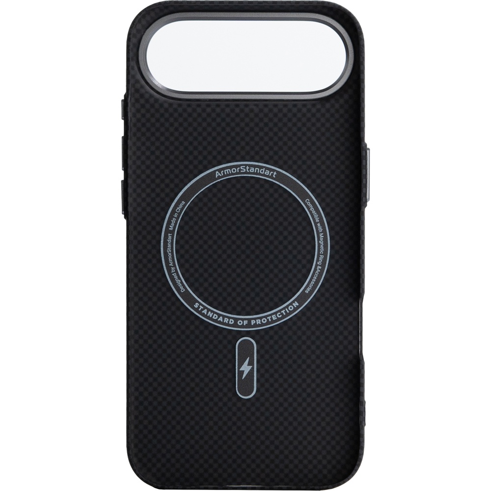 Чохол ArmorStandart LikeCarbon2 MagCase для Apple iPhone 17 Air Kevlar Black (ARM88380)