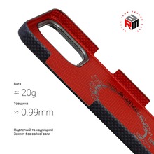 Чохол ARMORSTANDART BlackIcon Kevlar MagCase для Apple iPhone 15 Pro Max Black (ARM88537)