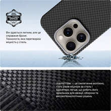 Чохол ARMORSTANDART BlackIcon Kevlar MagCase для Apple iPhone 15 Pro Max Black (ARM88537)