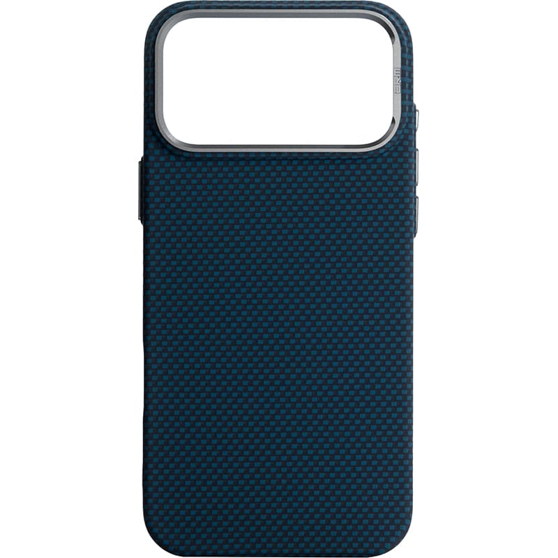 Чохол ARMORSTANDART LikeCarbon2 MagCase для Apple iPhone 17 Pro Max Kevlar Dark Blue (ARM88553)