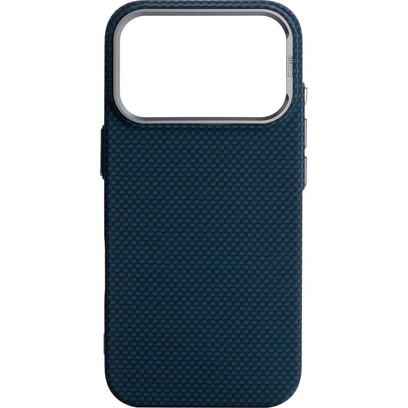 Чехол ARMORSTANDART LikeCarbon2 MagCase для Apple iPhone 17 Pro Kevlar Dark Blue (ARM88554)