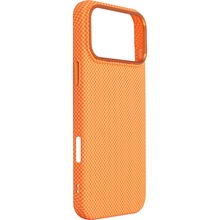 Чехол ARMORSTANDART LikeCarbon2 MagCase для Apple iPhone 17 Pro Max Kevlar Orange (ARM88555)