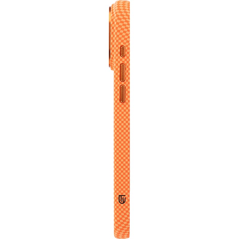 Внешний вид Чехол ARMORSTANDART LikeCarbon2 MagCase для Apple iPhone 17 Pro Kevlar Orange (ARM88556)