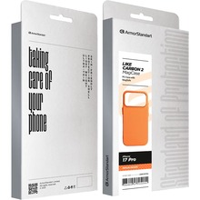 Чехол ARMORSTANDART LikeCarbon2 MagCase для Apple iPhone 17 Pro Kevlar Orange (ARM88556)