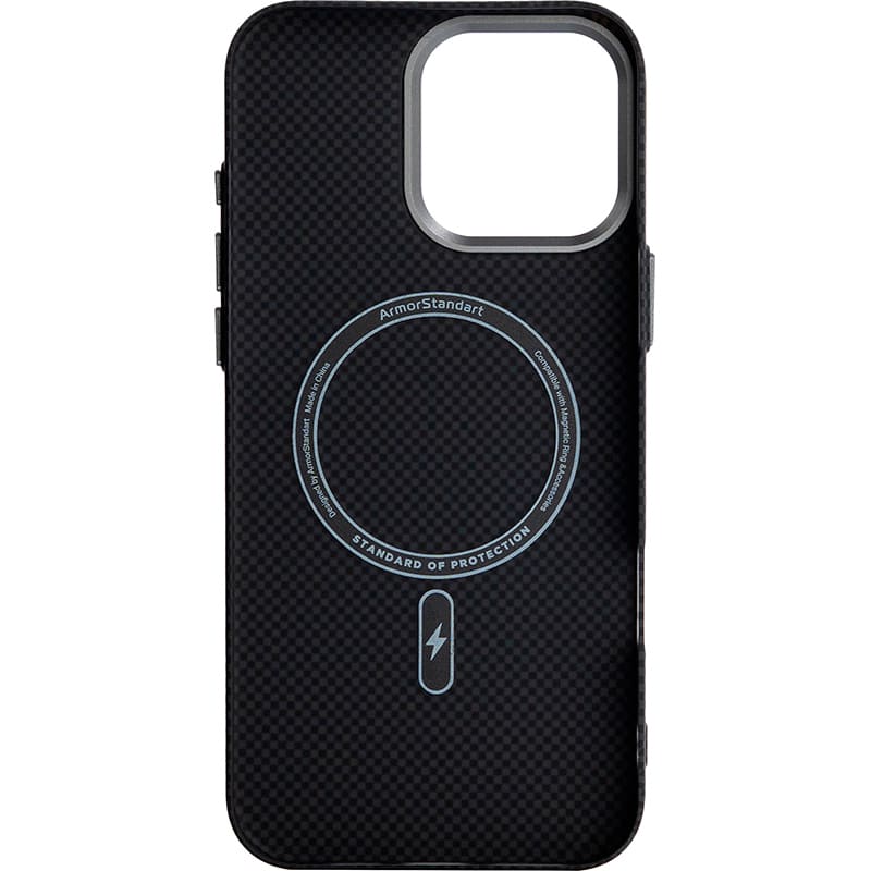 Чехол ARMORSTANDART LikeCarbon2 MagCase для Apple iPhone 15 Pro Max Kevlar Black (ARM88590) Совместимость по модели Apple iPhone 15 Pro Max