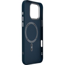 Чохол ARMORSTANDART LikeCarbon2 MagCase для Apple iPhone 16 Pro Max Kevlar Dark Blue (ARM88593)