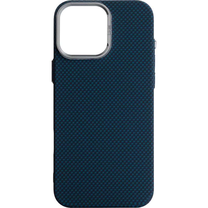 Чохол ARMORSTANDART LikeCarbon2 MagCase для Apple iPhone 16 Pro Max Kevlar Dark Blue (ARM88593)
