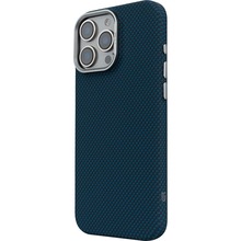 Чохол ARMORSTANDART LikeCarbon2 MagCase для Apple iPhone 16 Pro Kevlar Dark Blue (ARM88594)