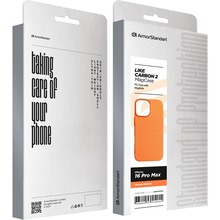 Чохол ARMORSTANDART LikeCarbon2 MagCase для Apple iPhone 16 Pro Max Kevlar Orange (ARM88595)