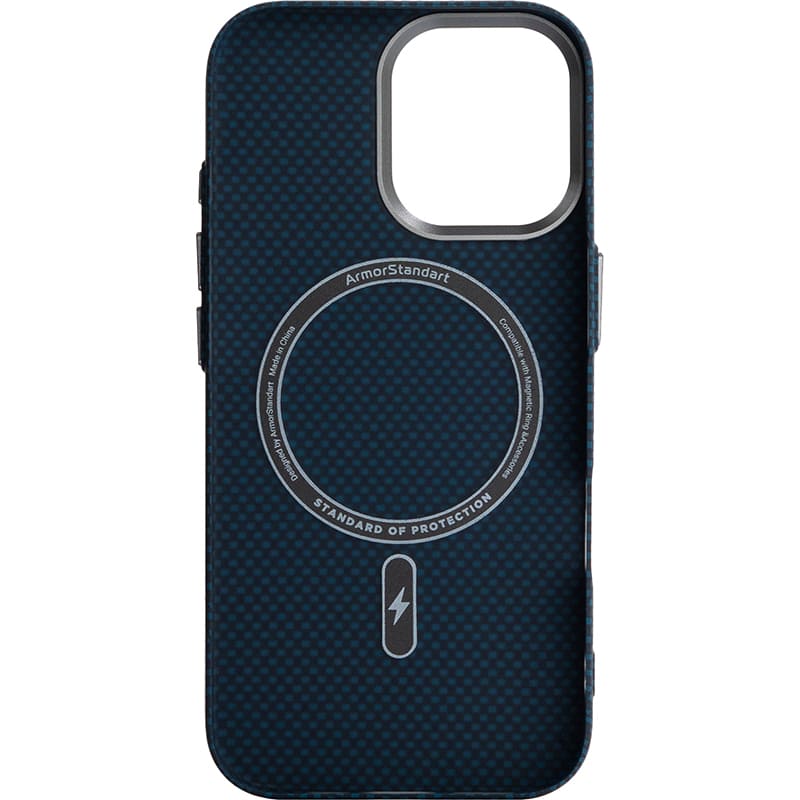 Чехол ARMORSTANDART LikeCarbon2 MagCase для Apple iPhone 17 Kevlar Dark Blue (ARM88613) Совместимость по модели Apple iPhone 17