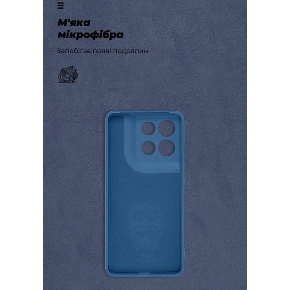 Чохол ARMORSTANDART ICON для Motorola G86 Power 5G Camera cover Dark Blue (ARM87036) Тип чохол-накладка