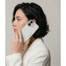 Чехол ARMORSTANDART Unit MagCase для Apple iPhone 17 Matte Clear Silver (ARM88998)