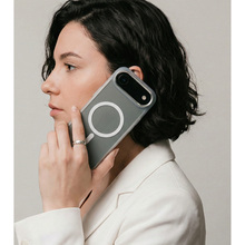 Чехол ARMORSTANDART Unit MagCase для Apple iPhone 17 Air Matte Clear Silver (ARM88999)