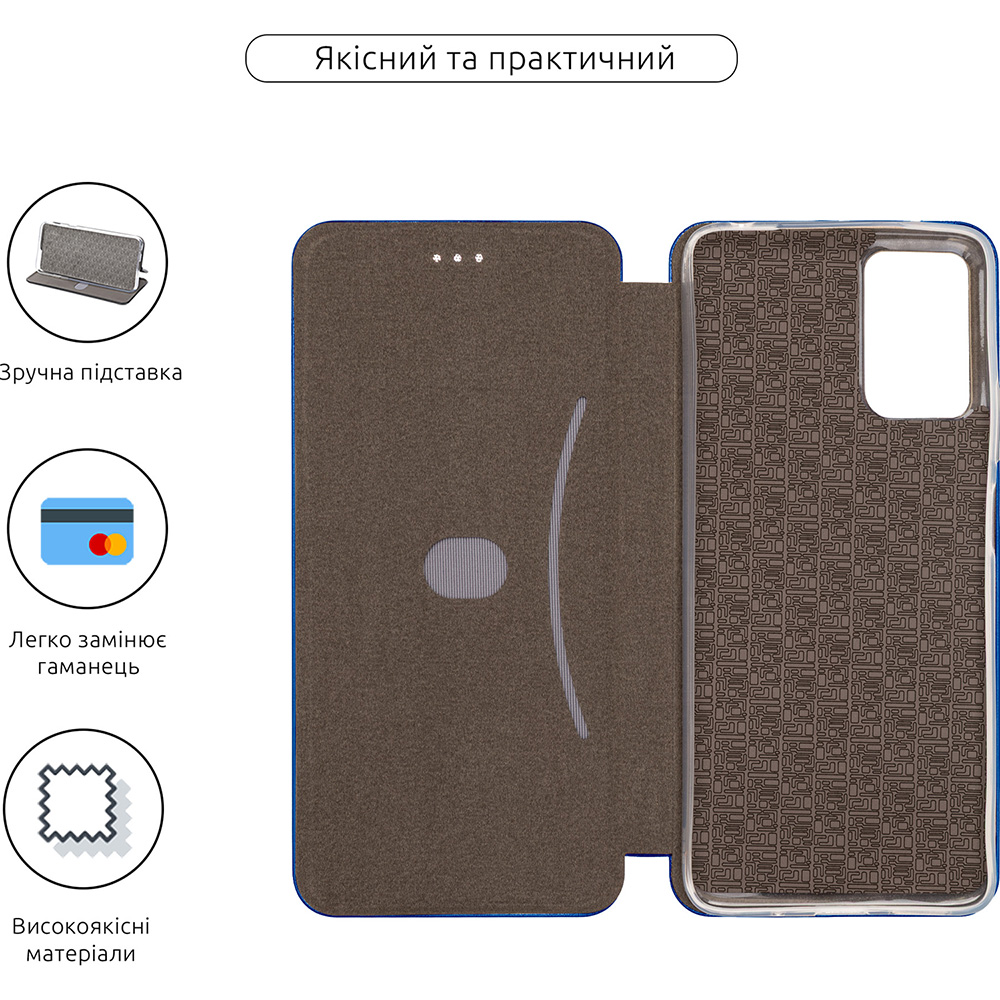Чохол ARMORSTANDART G-Case для Motorola G06 4G Dark Blue (ARM89026) Тип чохол-книжка
