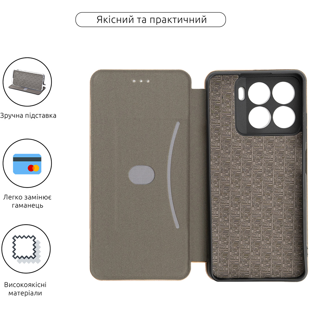 Чехол ARMORSTANDART G-Case для ZTE Blade A56 4G Gold (ARM89031) Тип чехол-книжка