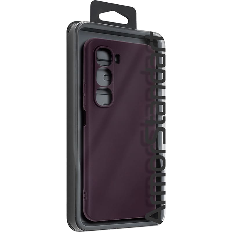 Чехол ARMORSTANDART Matte Slim Fit для Infinix Hot 60 Pro Plus 4G Camera cover Black (ARM88681) Материал полиуретан