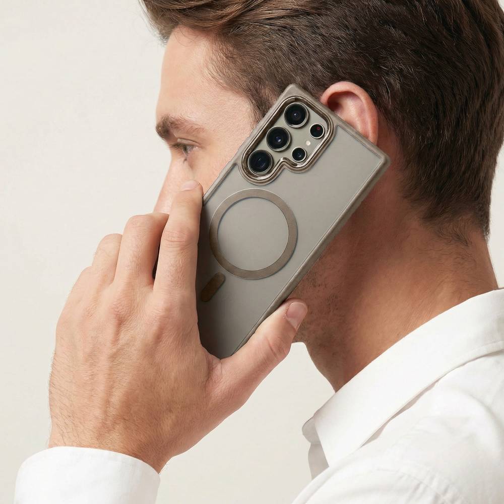 Чехол ARMORSTANDART Unit MagCase для Samsung S26 Ultra 5G Titanium Grey (ARM88840) Материал пластик