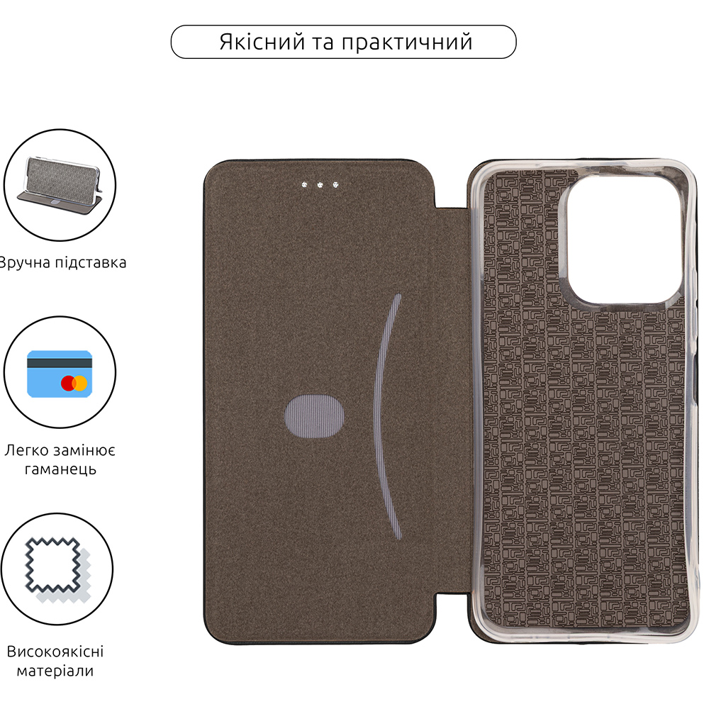 Чохол ARMORSTANDART G-Case для Tecno Spark 40C 4G Black (ARM87242) Тип чохол-книжка