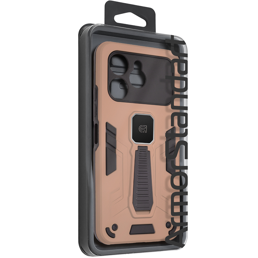 Чехол ARMORSTANDART Proover для Tecno Spark 40 4G Brown (ARM87280) Тип чехол-накладка