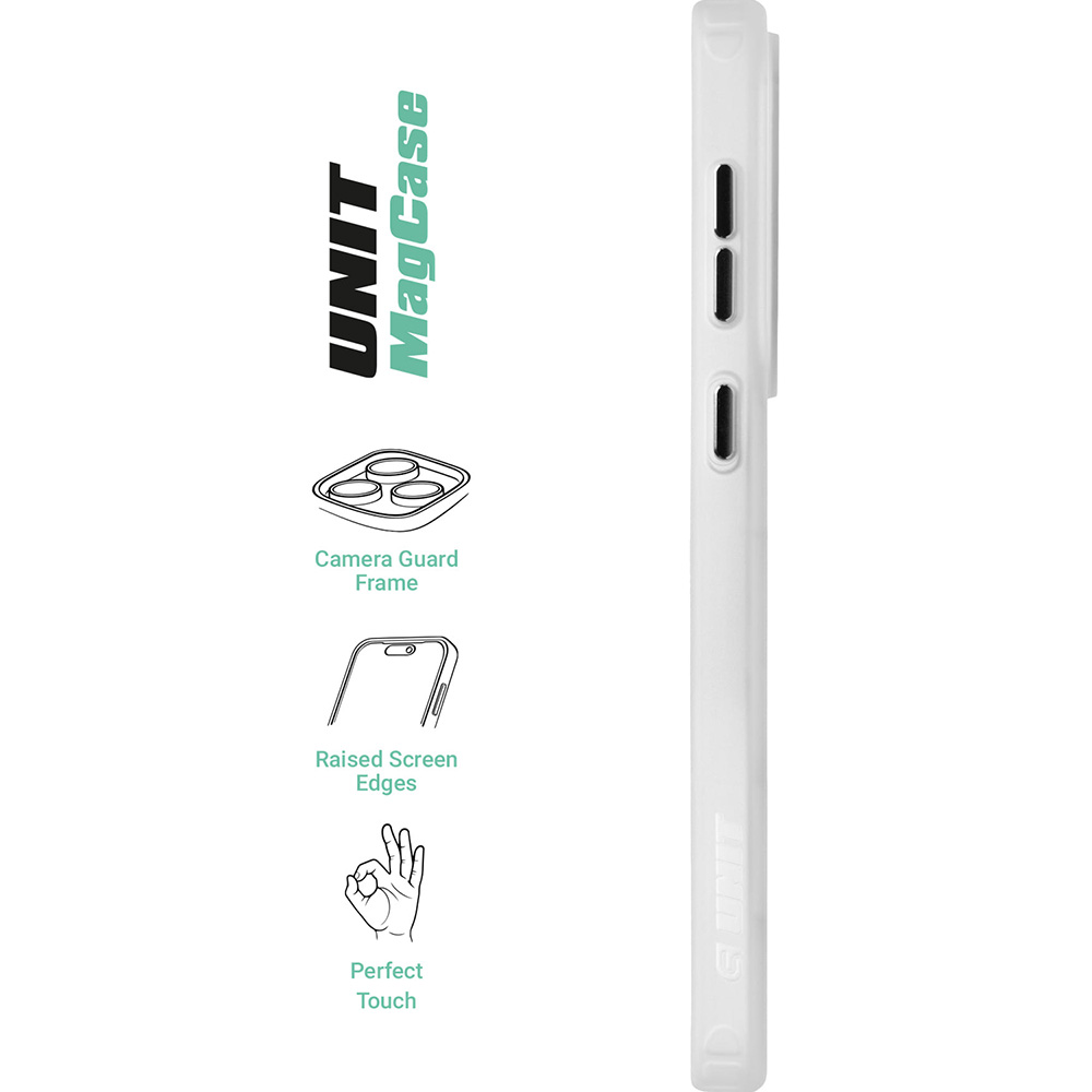 Чехол ARMORSTANDART Unit MagCase для Samsung S26 Plus 5G Matte Clear Silver (ARM89450) Цвет белый