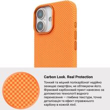 Чохол ARMORSTANDART LikeCarbon2 MagCase для Apple iPhone 17 Kevlar Orange (ARM88614)
