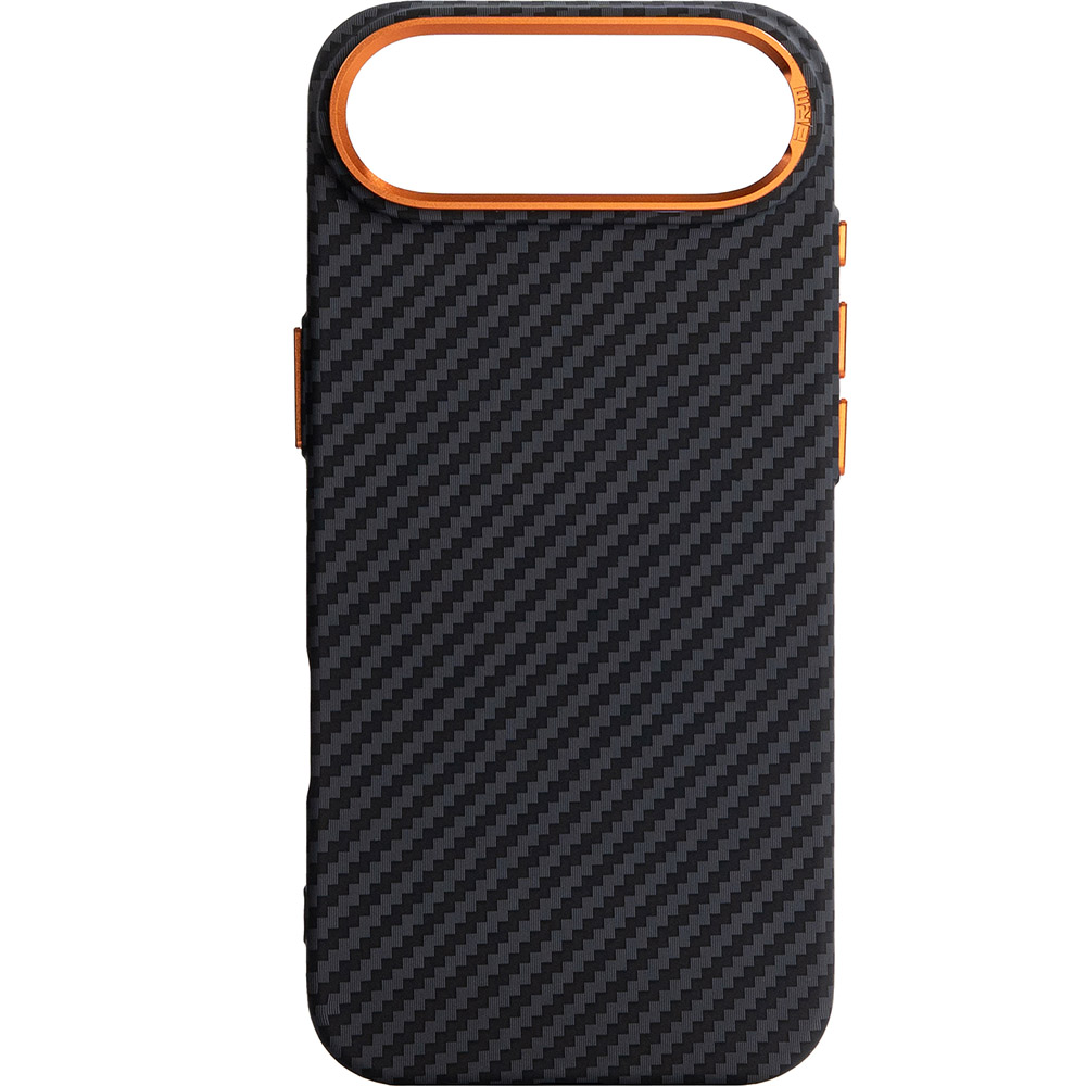 Чехол ARMORSTANDART LikeCarbon2 SE MagCase для Apple iPhone 17 Air Black Orange (ARM89155)