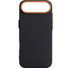 Львов - Чехол ARMORSTANDART LikeCarbon2 SE MagCase для Apple iPhone 17 Air Black Orange (ARM89155)