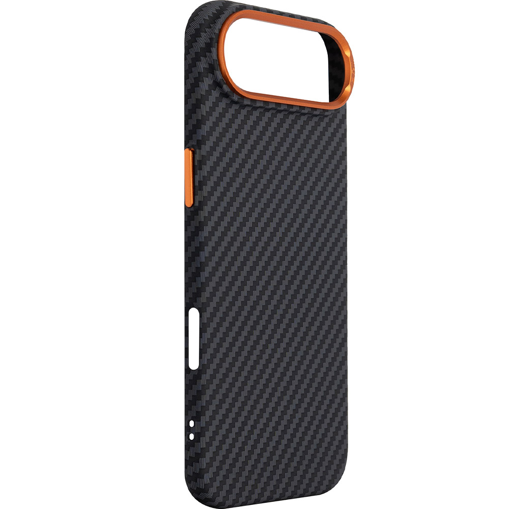 Чехол ARMORSTANDART LikeCarbon2 SE MagCase для Apple iPhone 17 Air Black Orange (ARM89155) Тип чехол-накладка