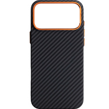 Львов - Чехол ARMORSTANDART LikeCarbon2 SE MagCase для Apple iPhone 17 Pro Max Black Orange (ARM89162)