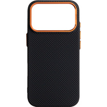 Львів - Чохол ARMORSTANDART LikeCarbon2 SE MagCase для Apple iPhone 17 Pro Kevlar Black Orange (ARM89164)