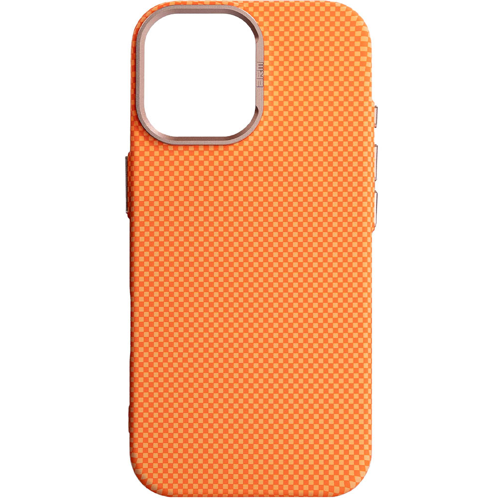 Чохол ARMORSTANDART LikeCarbon2 SE MagCase для Apple iPhone 17 Kevlar Orange Rose Gold (ARM89167)