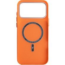 Чохол ARMORSTANDART LikeCarbon2 SE MagCase Apple iPhone 17 Pro Max Kevlar Orange Rose Gold (ARM89169)
