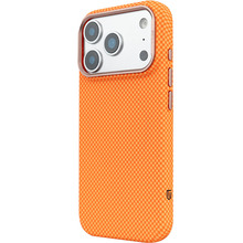 Чохол ARMORSTANDART LikeCarbon2 SE MagCase Apple iPhone 17 Pro Max Kevlar Orange Rose Gold (ARM89169)