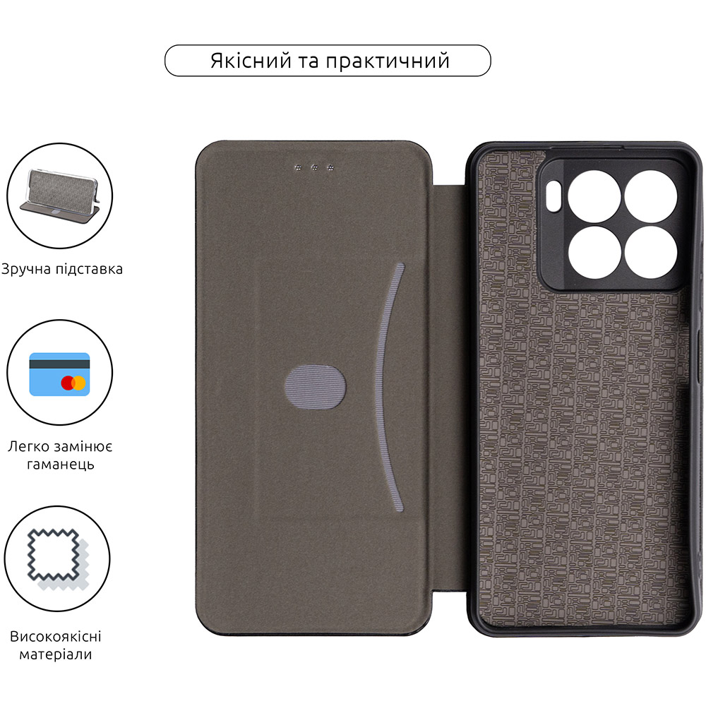 Чехол ARMORSTANDART G-Case для ZTE Blade A56 4G Black (ARM87531) Тип чехол-книжка