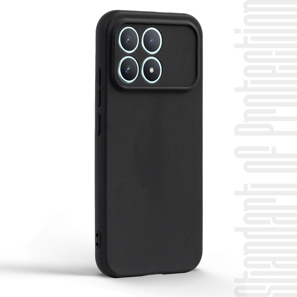 Чохол ArmorStandart Matte Slim Fit для Xiaomi Poco F8 Pro Camera cover Black (ARM89267) Тип чохол-накладка