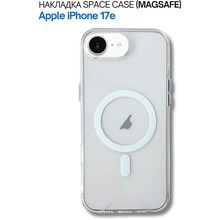 Чохол BECOVER Space Case (MagSafe) для Apple iPhone 17e Transparancy (715143)