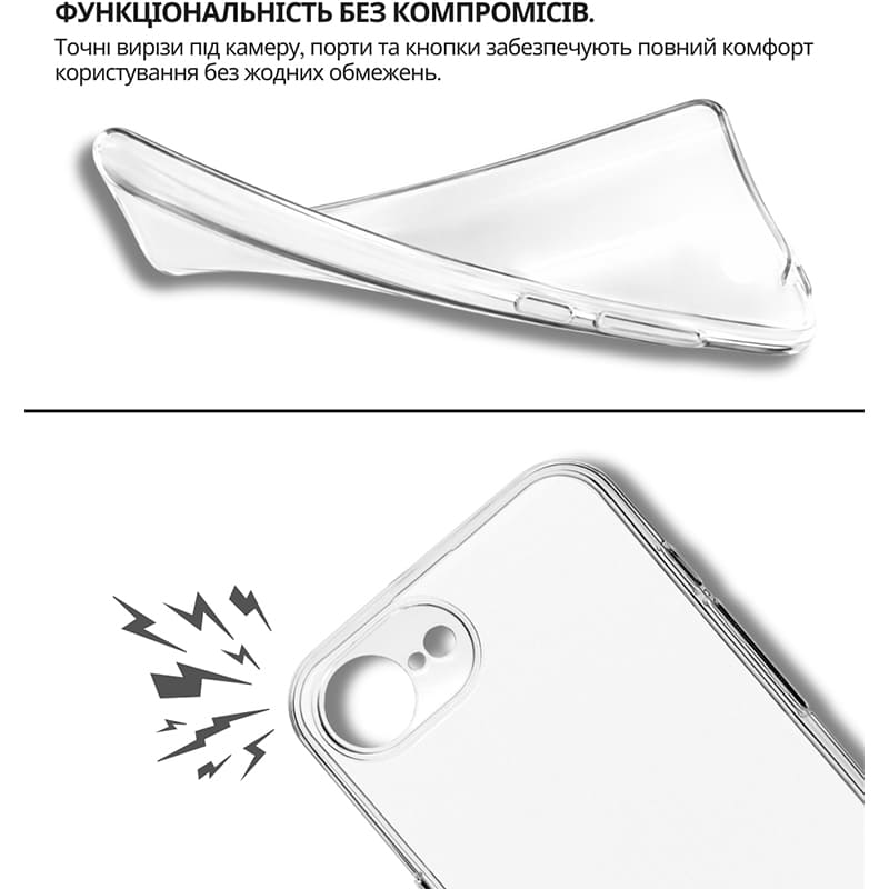 Фото Чохол BECOVER для Apple iPhone 17e Transparancy (715147)